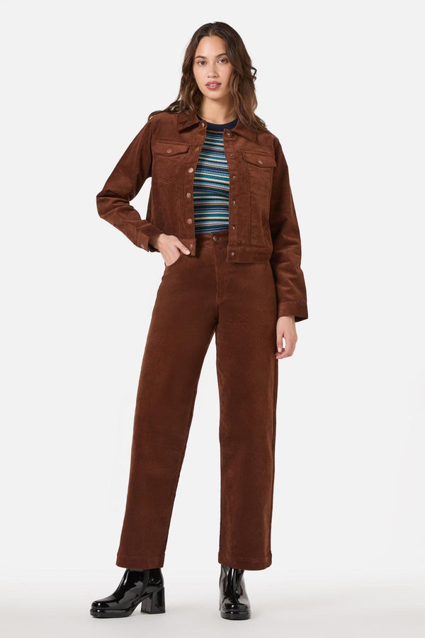 Princess Highway - Charlie Girl Cord Jacket - chocolate