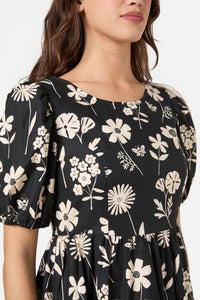 Princess Highway - Variety Fleur Midi Dress - black