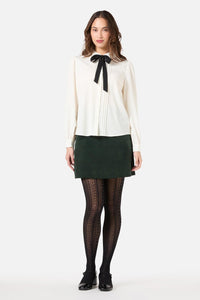 Princess Highway - Annie Long Sleeve Bow Blouse - cream