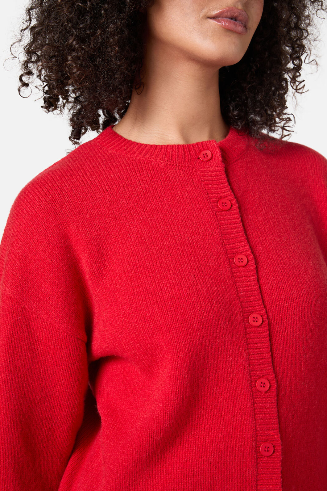 Princess Highway - Jodie Wool Blend Cardigan - red