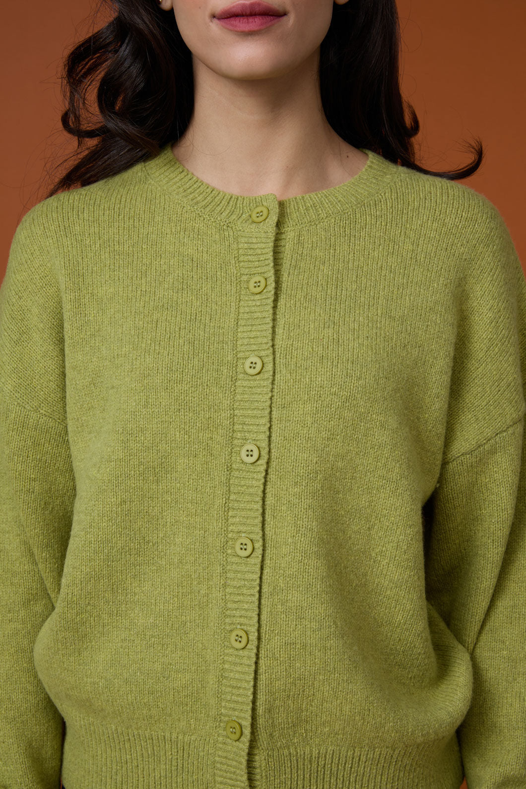 Princess Highway - Jodie Wool Blend Cardigan - green