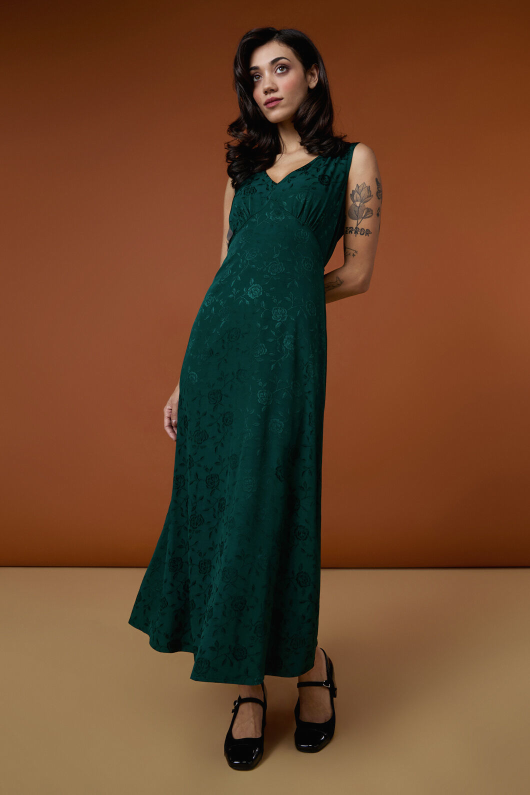 Princess Highway - Evie Rose Midi Dress - forest