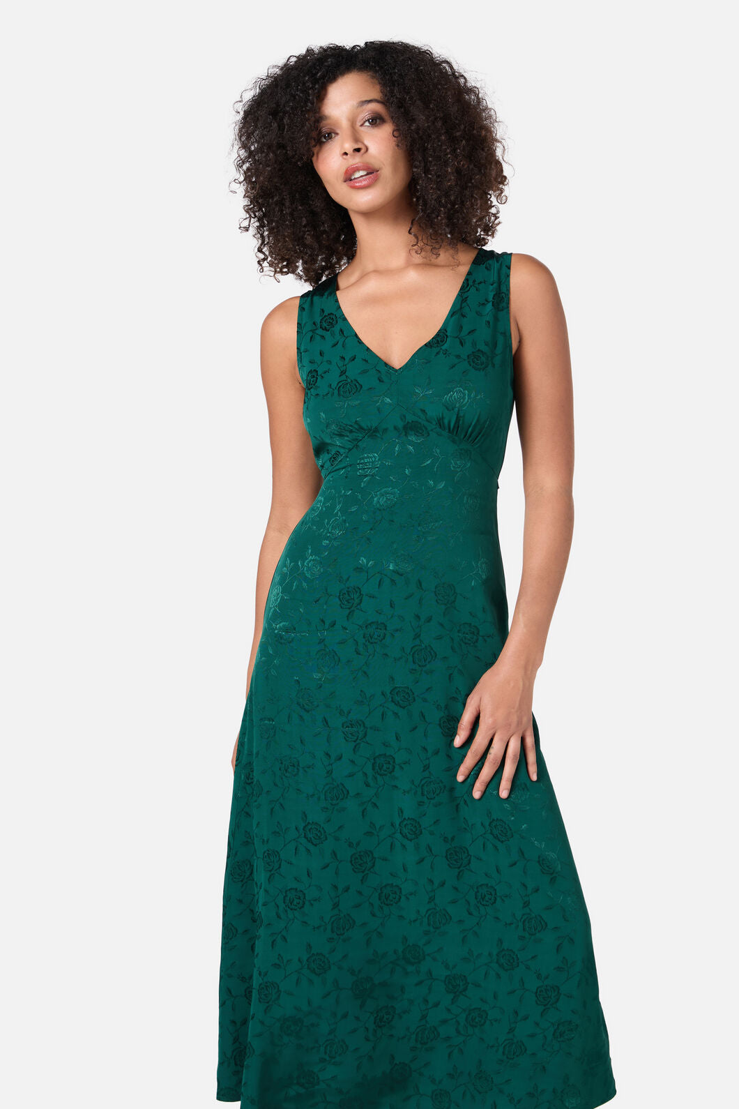 Princess Highway - Evie Rose Midi Dress - forest