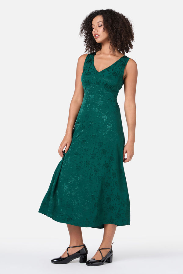 Princess Highway - Evie Rose Midi Dress - forest