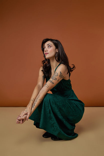 Princess Highway - Evie Rose Midi Dress - forest