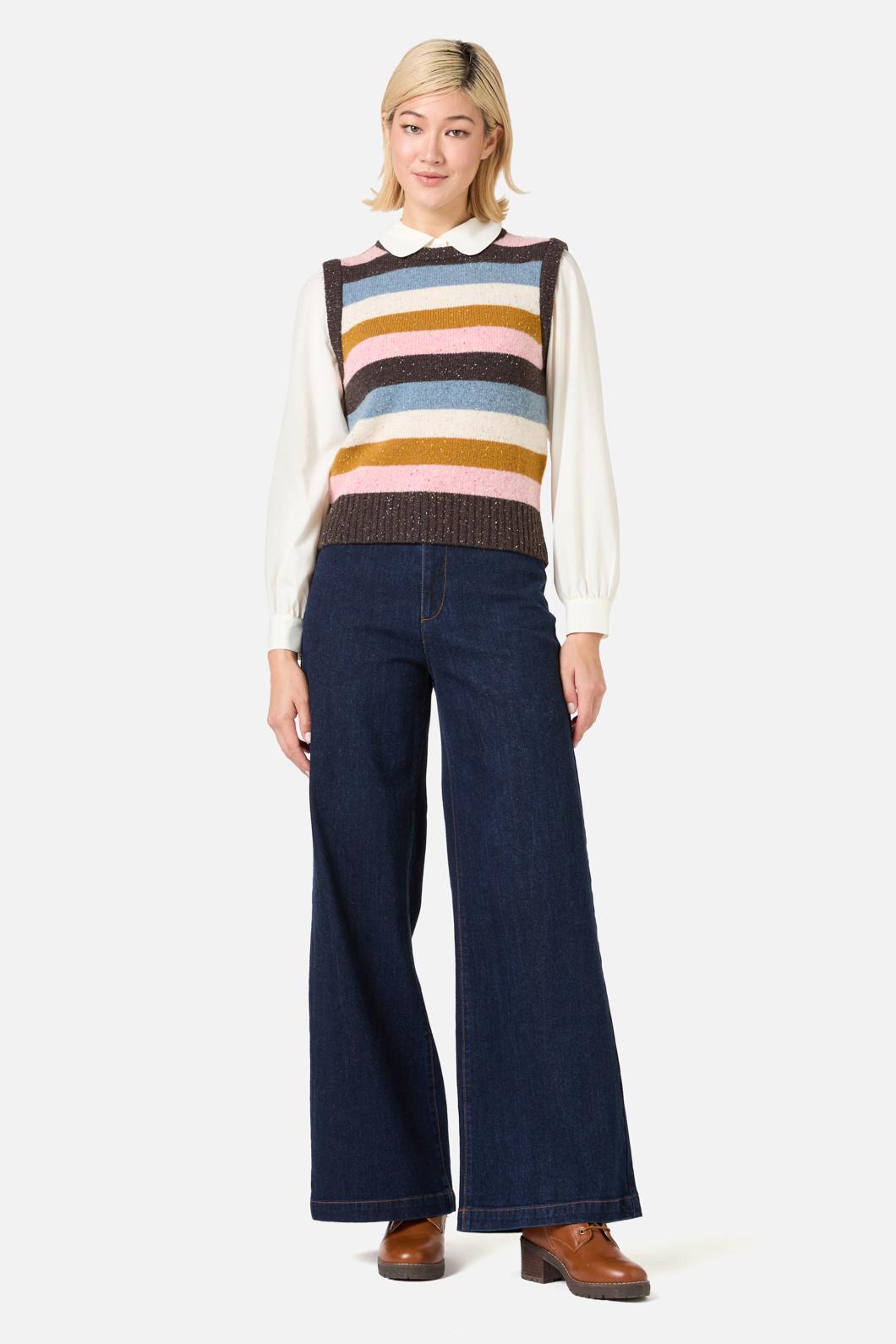 Princess Highway - Aurora Stripe Knit Vest - multi