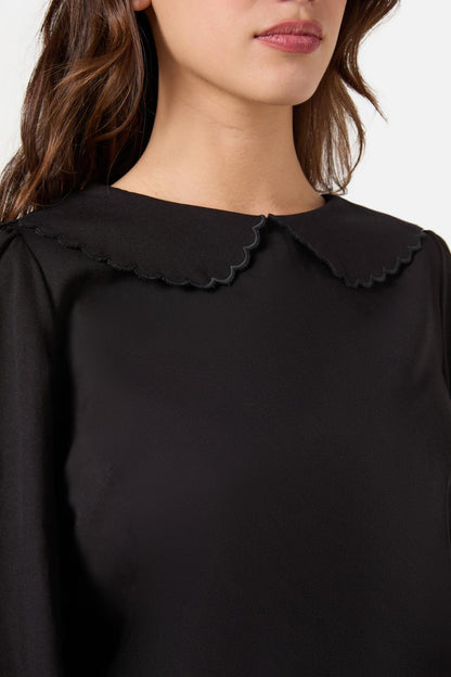Princess Highway - Mary Peter Pan Blouse - black