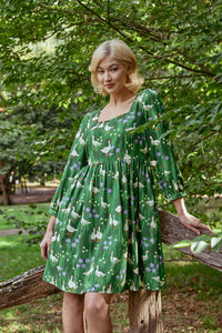 Princess Highway - Lucy Goosey Smock Dress - green