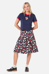 Princess Highway - Strawberry Tee - navy