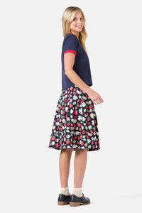 Princess Highway - Strawberry Tee - navy