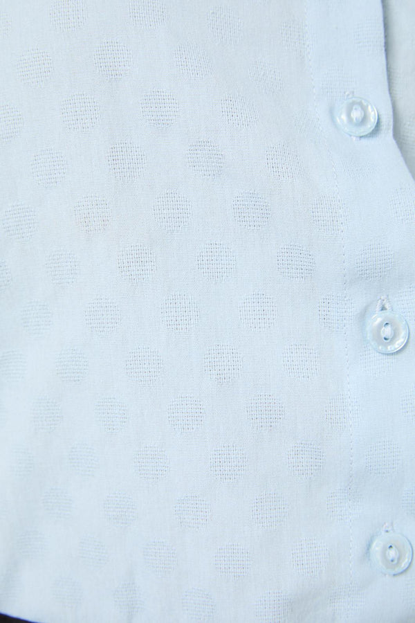 Princess Highway - Latice Embroiderd Blouse - blue
