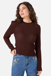 Princess Highway - Annabelle Knit Top - chocolate