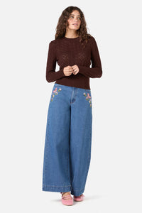 Princess Highway - Annabelle Knit Top - chocolate