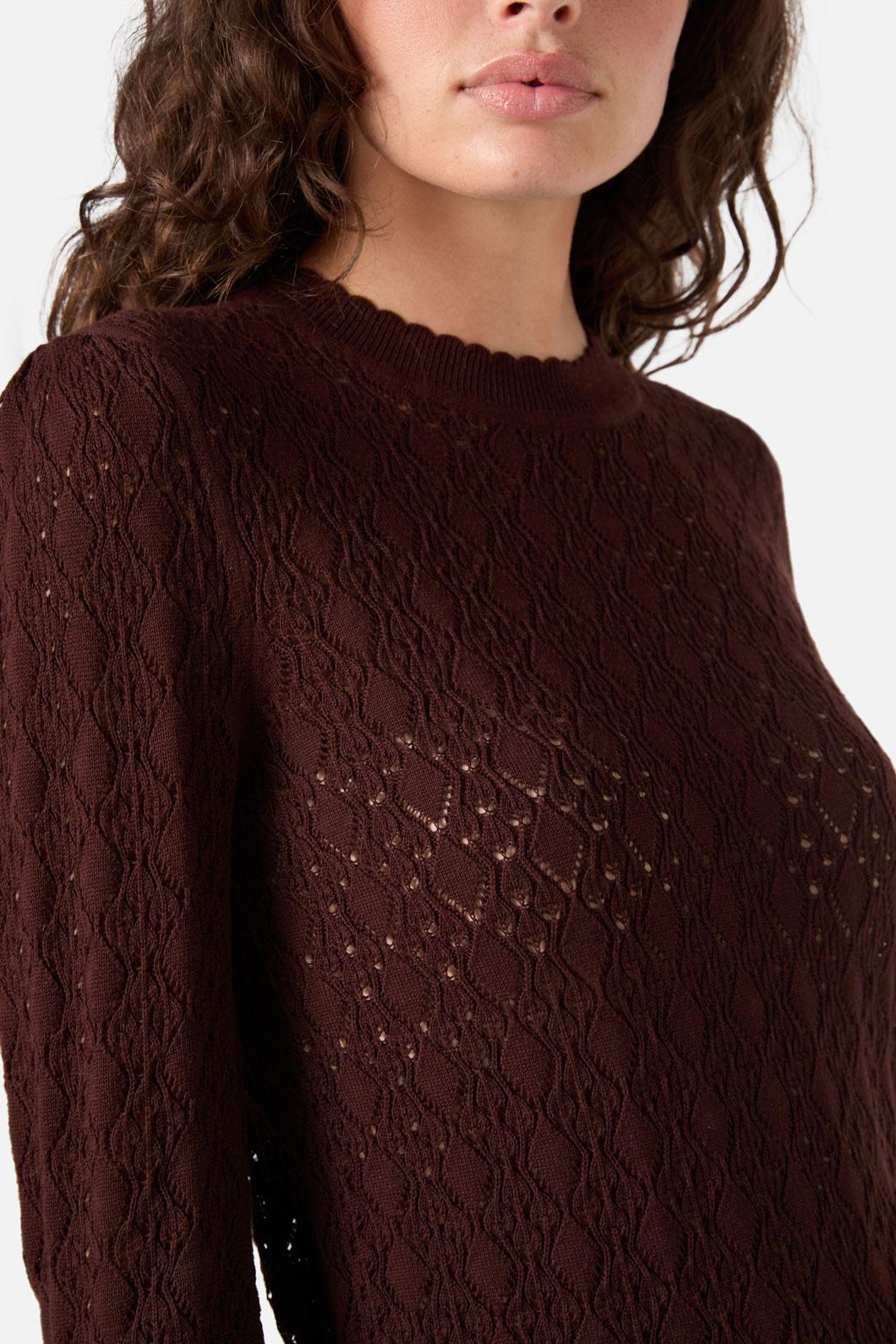Princess Highway - Annabelle Knit Top - chocolate
