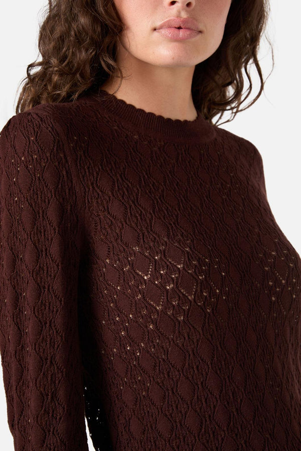 Princess Highway - Annabelle Knit Top - chocolate