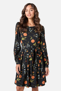 Princess Highway - Esmerelda Floral Mini Dress - black