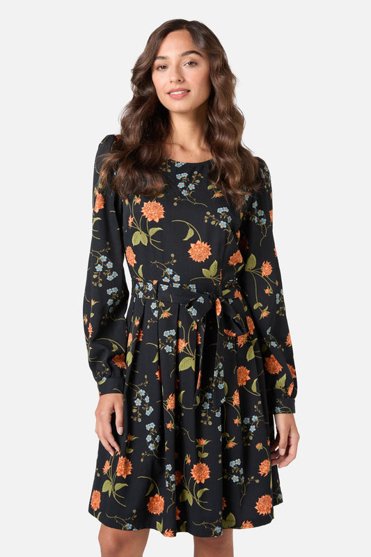 Princess Highway - Esmerelda Floral Mini Dress - black