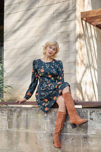 Princess Highway - Esmerelda Floral Mini Dress - black