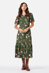 Princess Highway - Esmerelda Floral Midi Dress - green