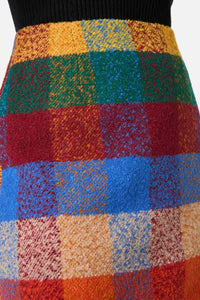 Princess Highway - Milly Bright Check Skirt - bright-check