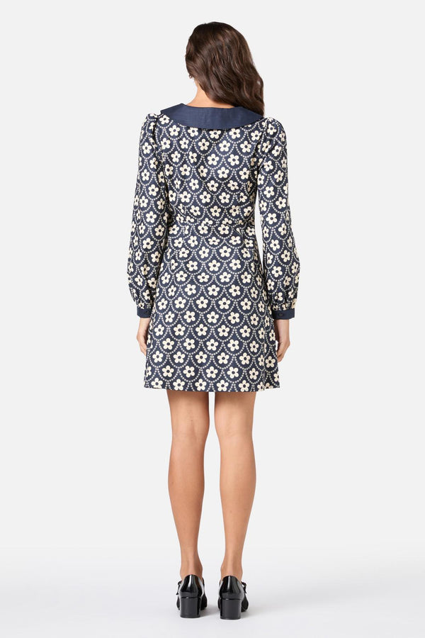 Princess Highway - Megan Cute Collar Mini Dress - navy