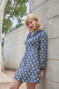 Princess Highway - Megan Cute Collar Mini Dress - navy