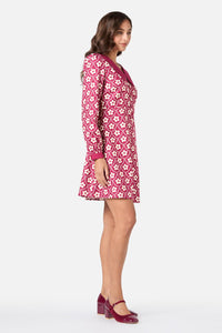 Princess Highway - Megan Cute Collar Mini Dress - berry
