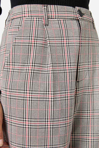 Princess Highway - Joe Check Tailored Pant - black-red