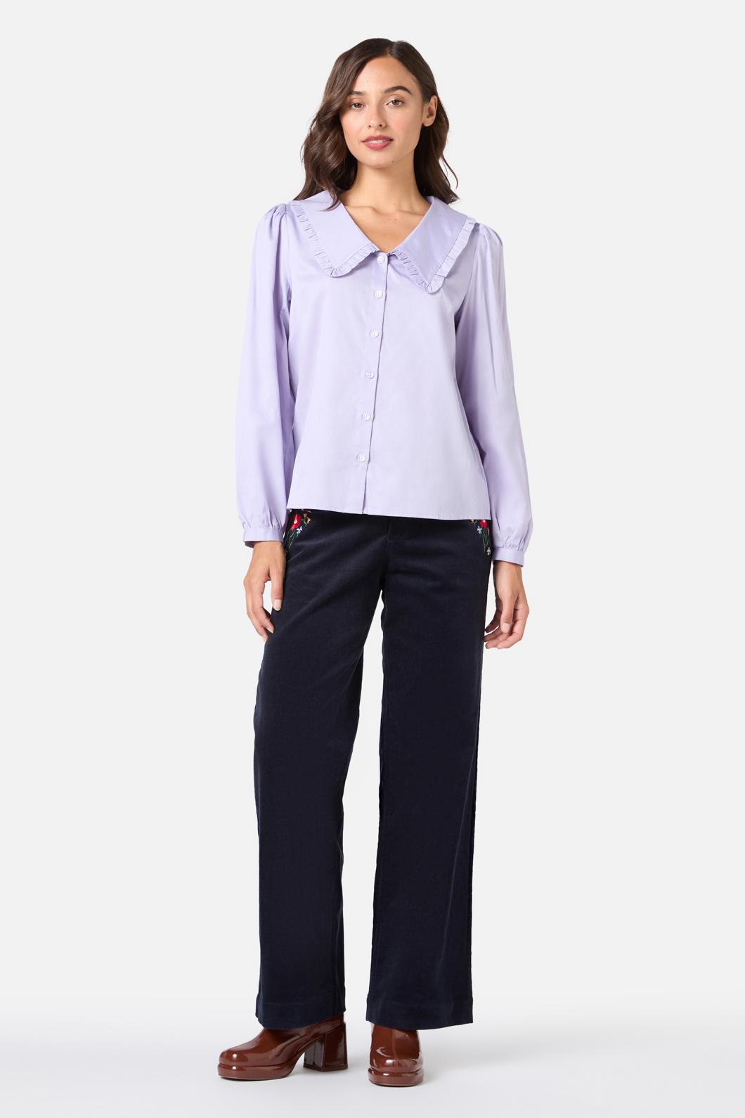 Princess Highway - Sherry Cute Collar Blouse - lilac