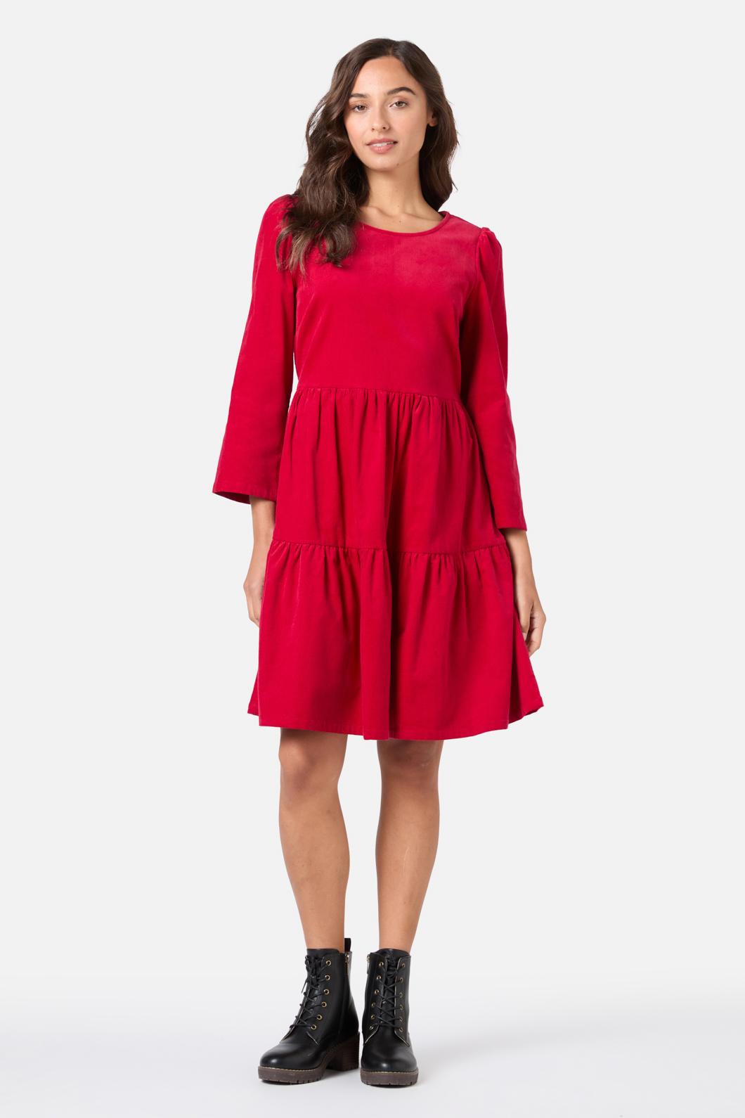 Princess Highway - Demi Cord Mini Dress - red