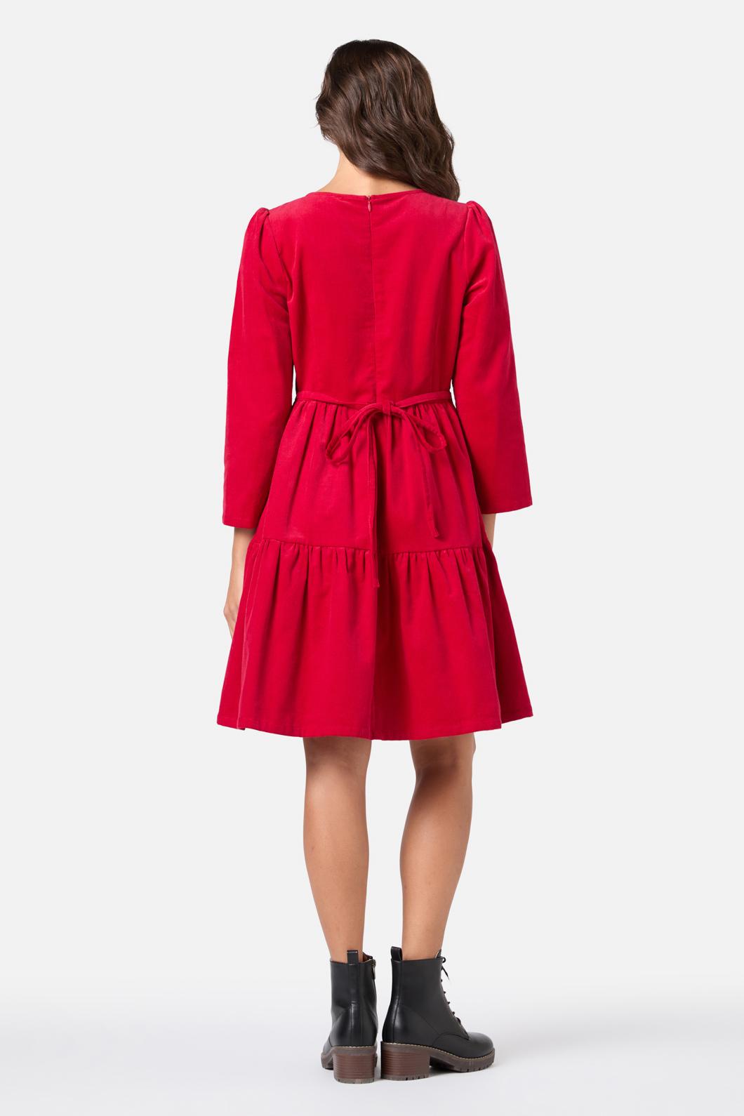 Princess Highway - Demi Cord Mini Dress - red