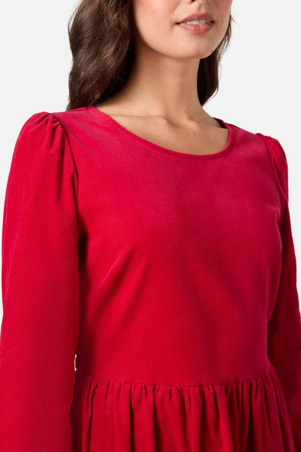 Princess Highway - Demi Cord Mini Dress - red