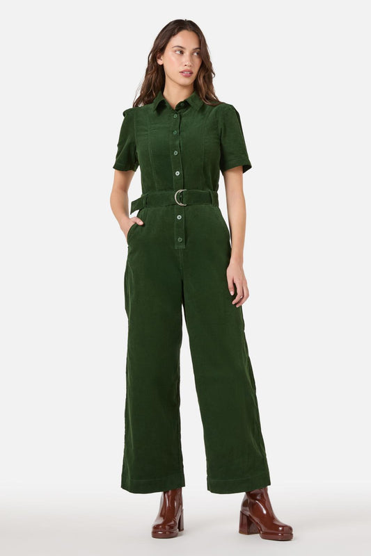 Princess Highway - Demi Cord Jumpsuit - green