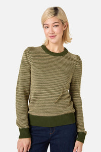 Princess Highway - Riley Vintage Knit Jumper - olive