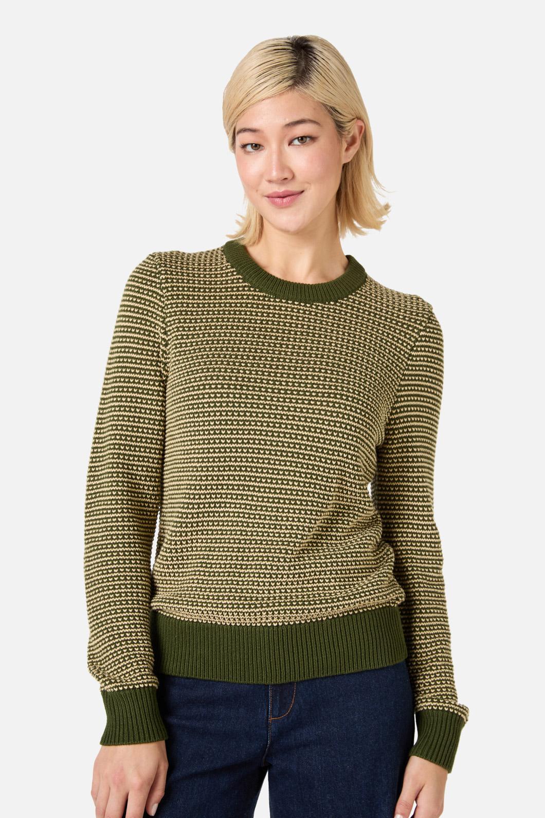 Princess Highway - Riley Vintage Knit Jumper - olive