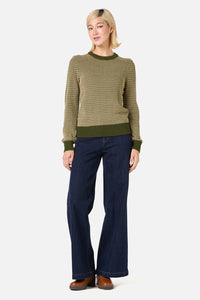 Princess Highway - Riley Vintage Knit Jumper - olive