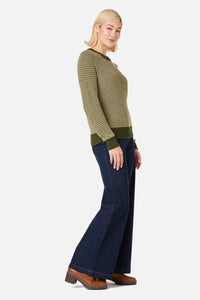 Princess Highway - Riley Vintage Knit Jumper - olive