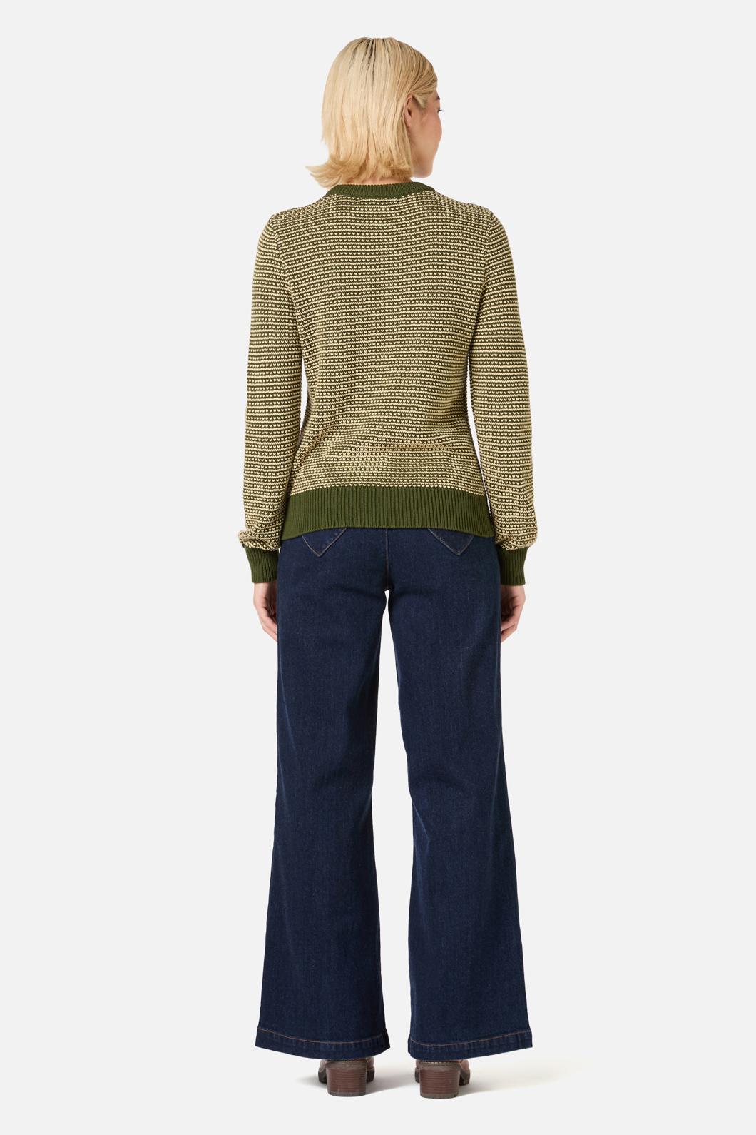 Princess Highway - Riley Vintage Knit Jumper - olive