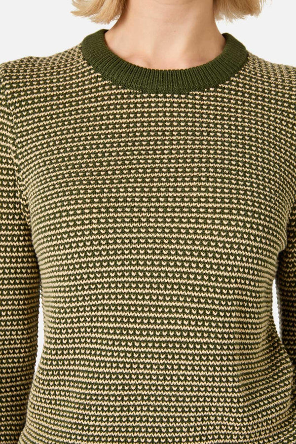 Princess Highway - Riley Vintage Knit Jumper - olive