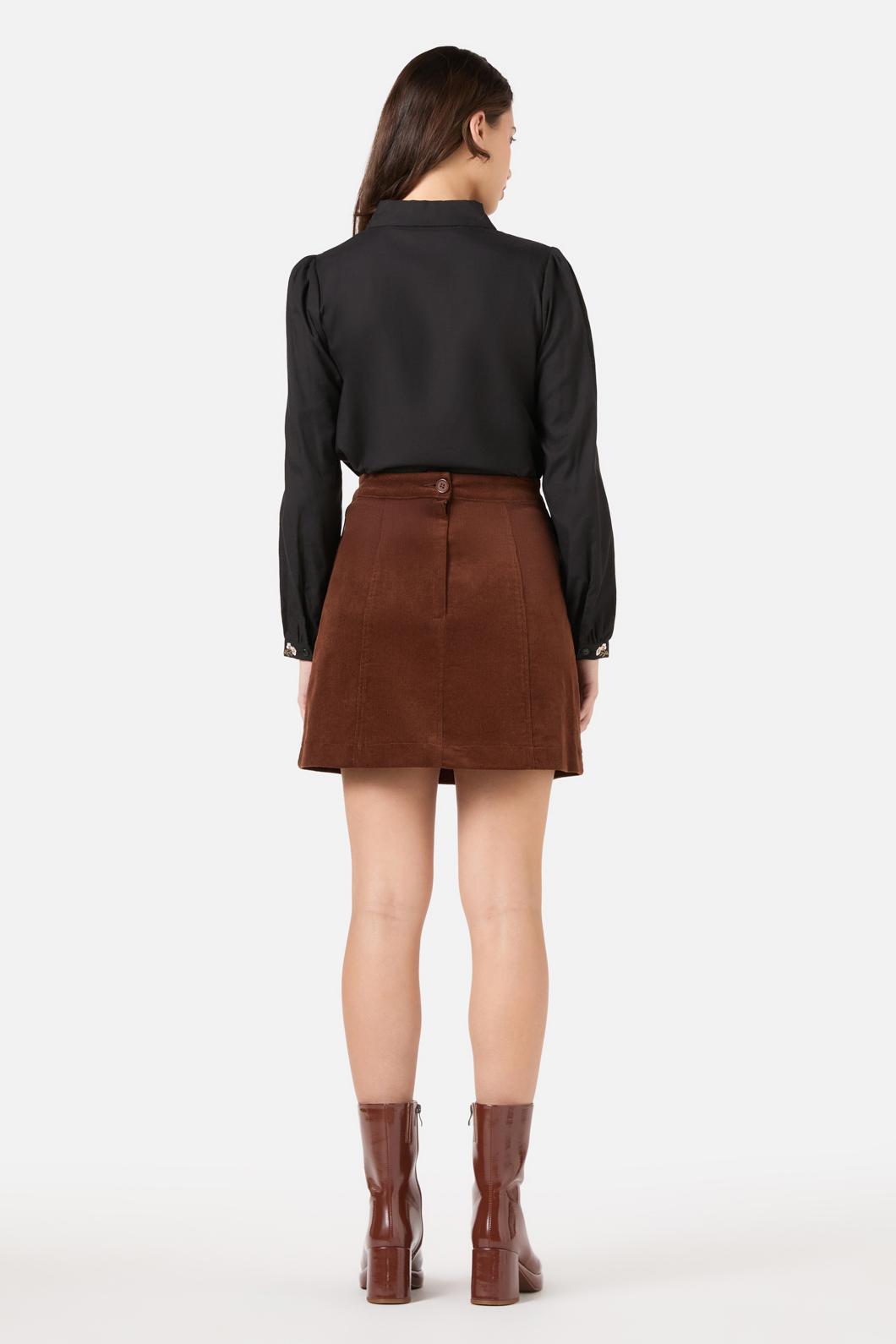 Princess Highway - Flora Bee Embroidered Blouse - black