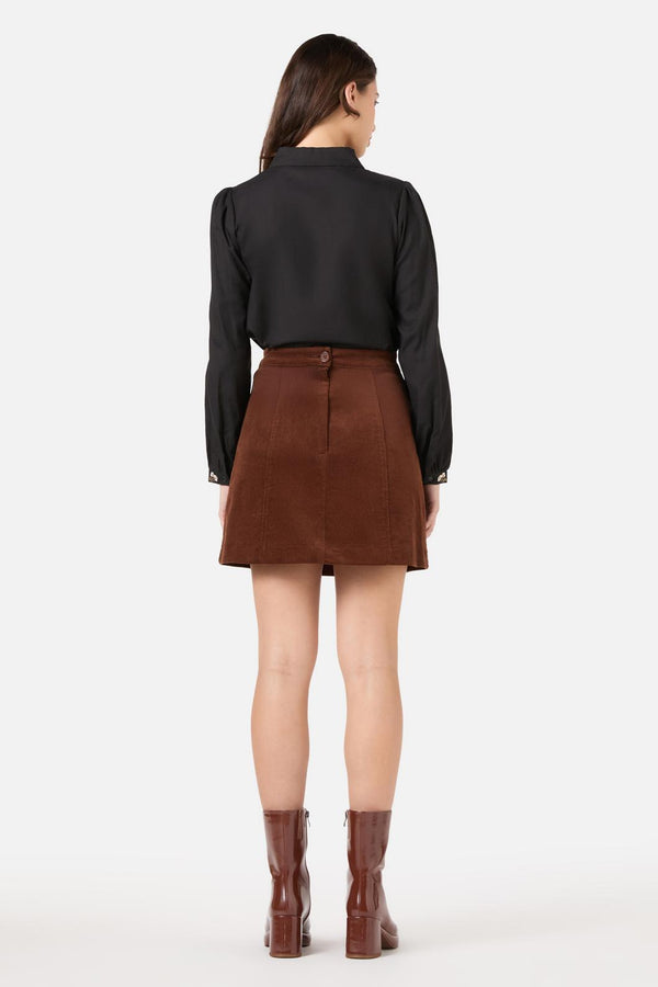 Princess Highway - Flora Bee Embroidered Blouse - black