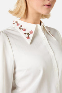 Princess Highway - Esmerelda Embroidered Blouse - cream
