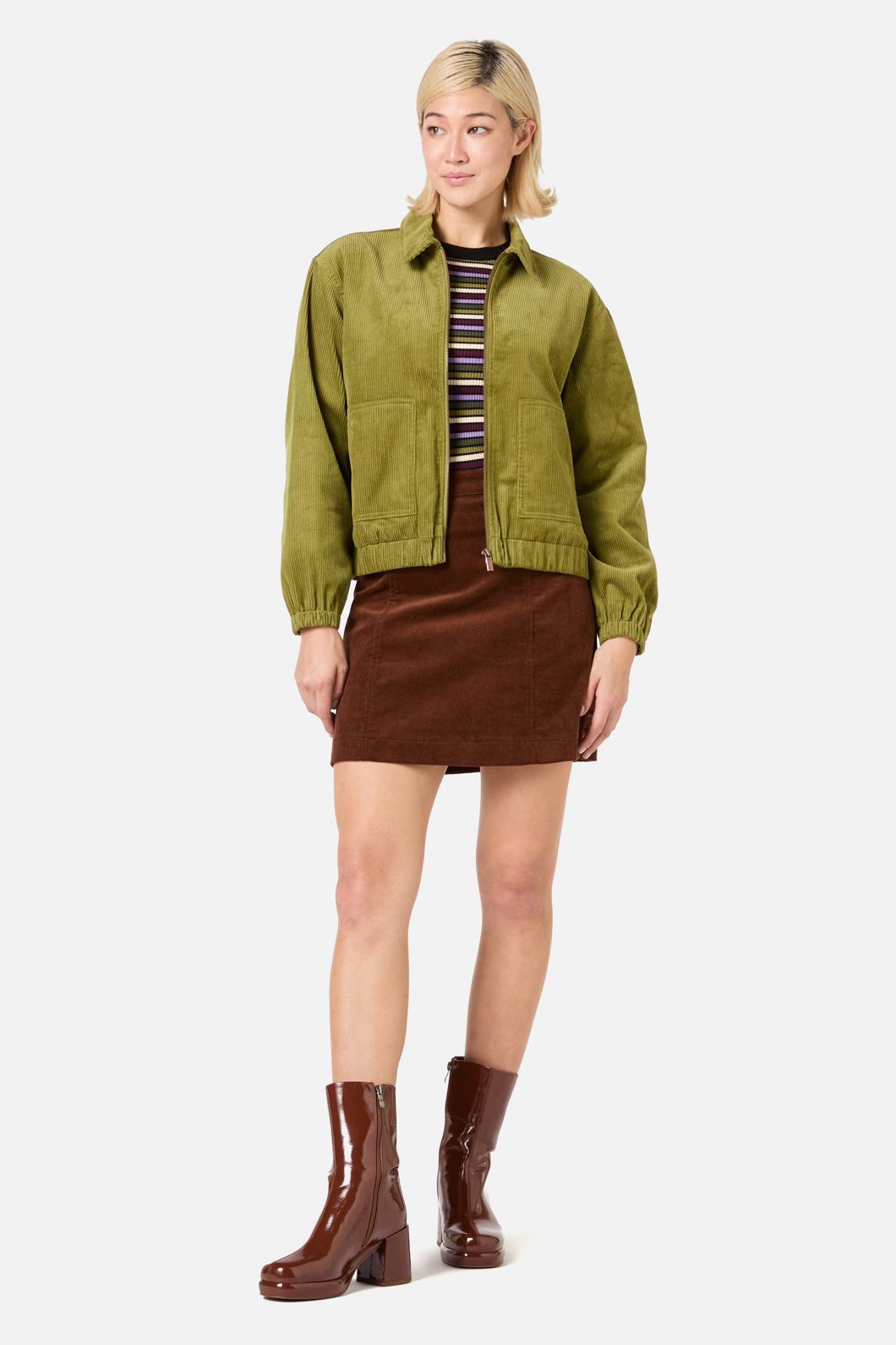 Princess Highway - Remy Cord Jacket - green