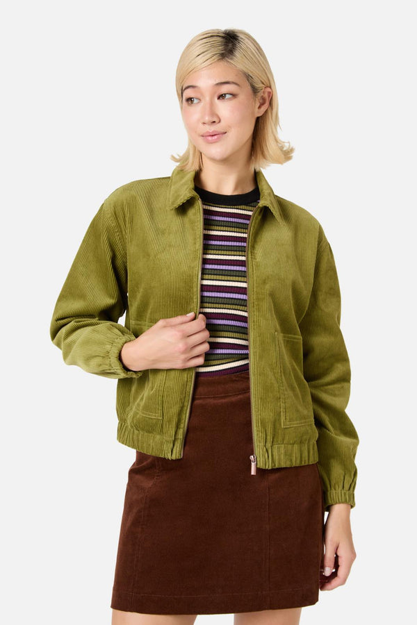 Princess Highway - Remy Cord Jacket - green