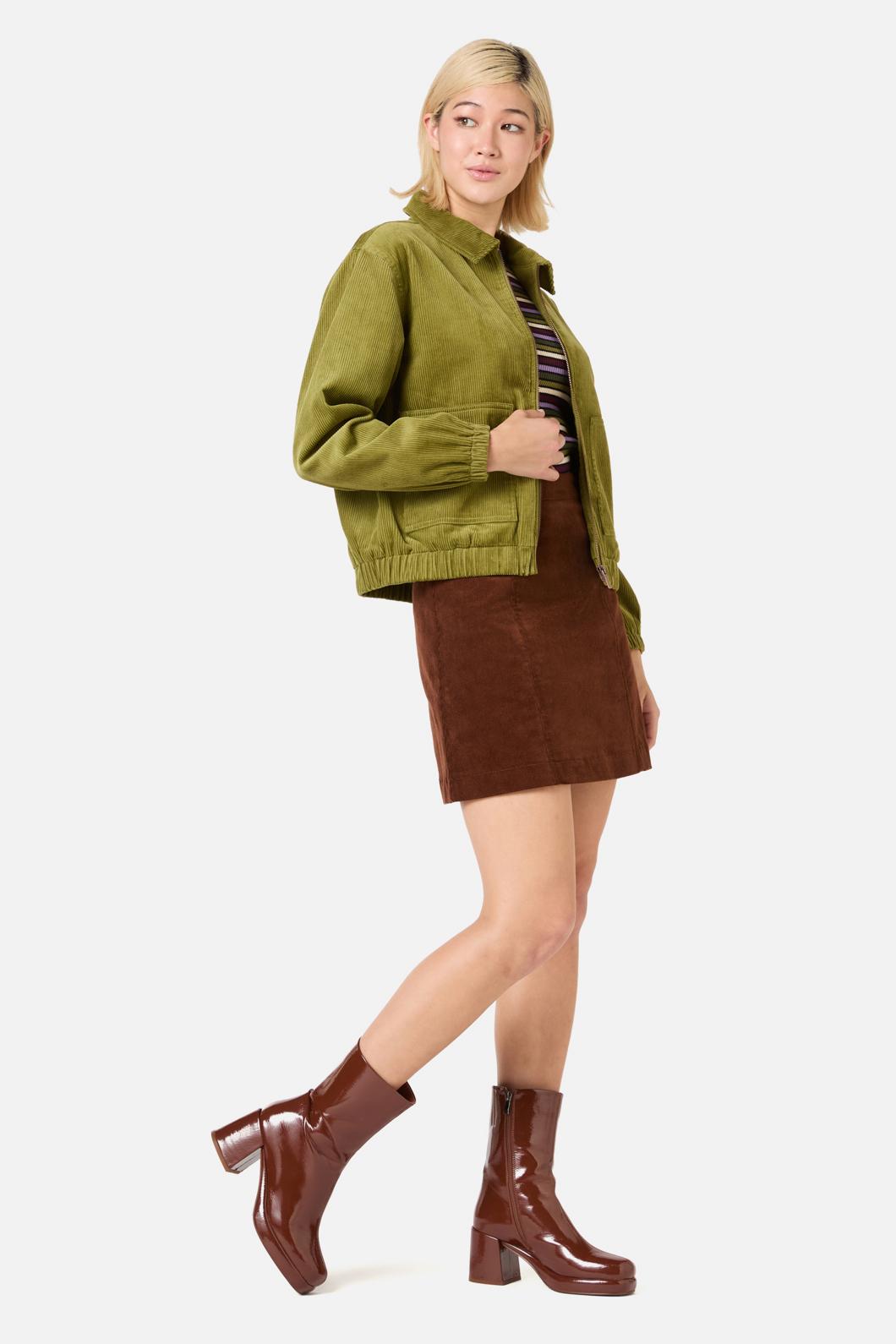 Princess Highway - Remy Cord Jacket - green