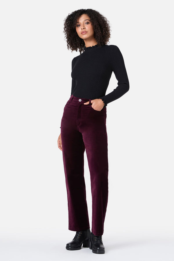 Princess Highway - Stella Velvet Jean - wine