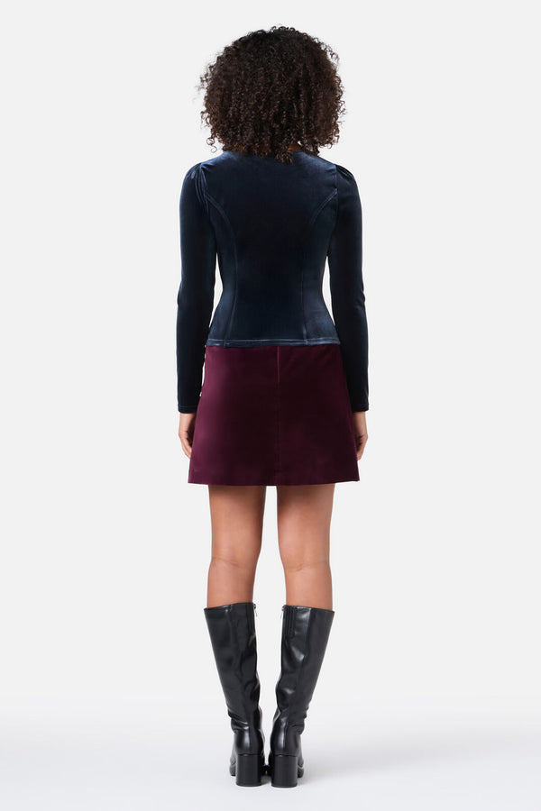 Princess Highway - Monica Velvet Top - midnight