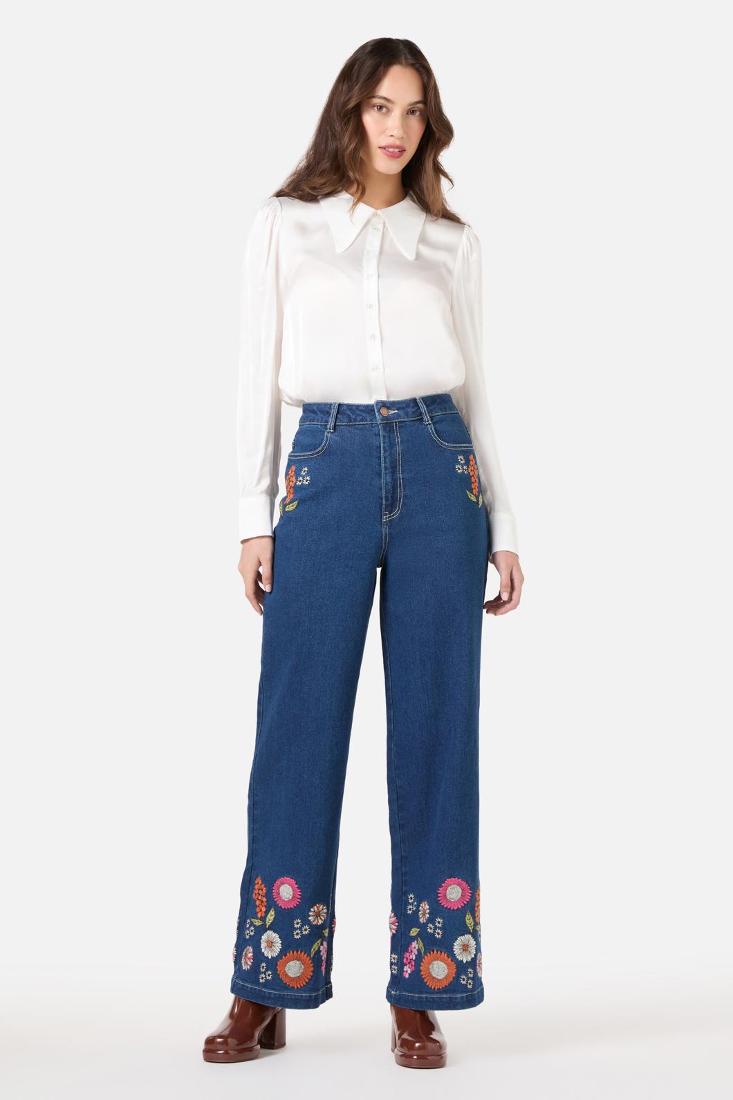 Princess Highway - Jane Pointed Collar Shirt - cream