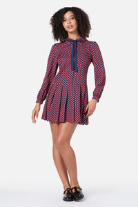 Princess Highway - Flora Geo Shirt Dress - red