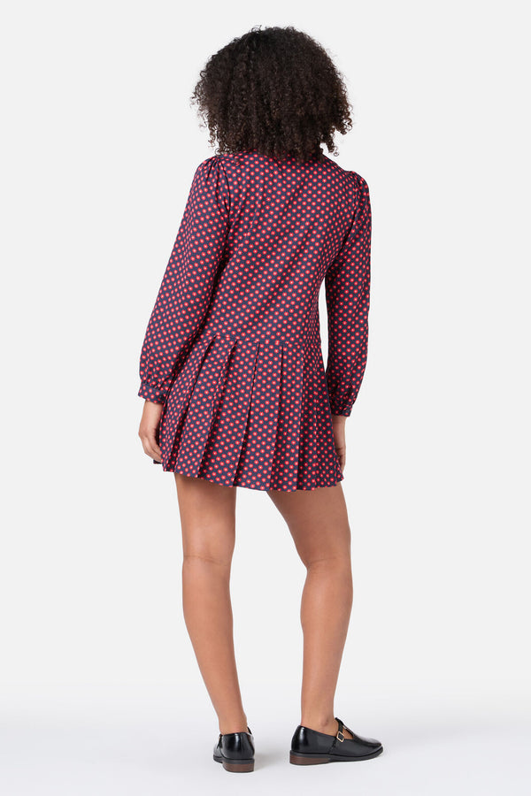 Princess Highway - Flora Geo Shirt Dress - red